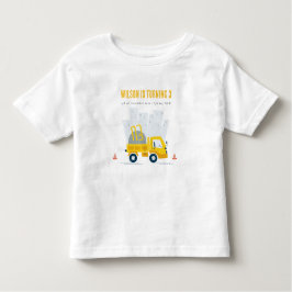 Camiseta Infantil Bomba de veículos de construção de veículos