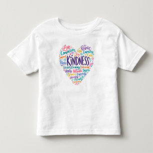 Camiseta Infantil Bondade compaixão empatia e respeito
