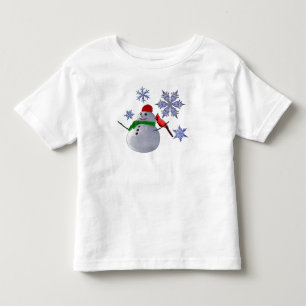 Camiseta Infantil Boneco de neve
