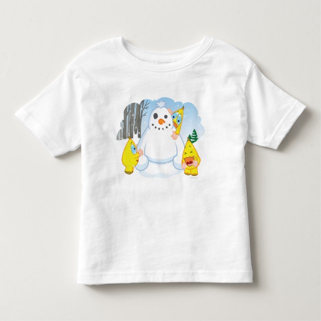 Camiseta Infantil Boneco de neve de Zingoz (Frente)