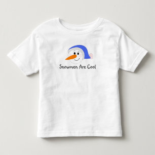 Camiseta Infantil Bonecos de Neve são Legais