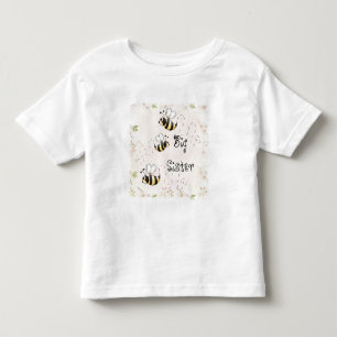 Camiseta Infantil Bonita Abelhas do País Grande Irmã