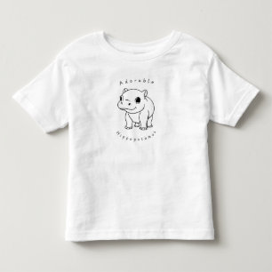 Camiseta Infantil Bonita e divertida para pequenos Amantes de os ani