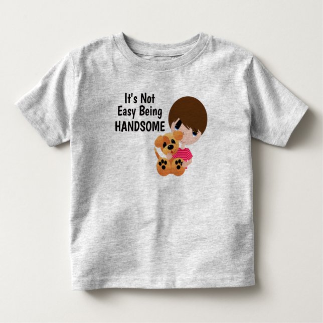 Camiseta Infantil Bonitão - T-Shirt Toddler Fine Jersey (Frente)