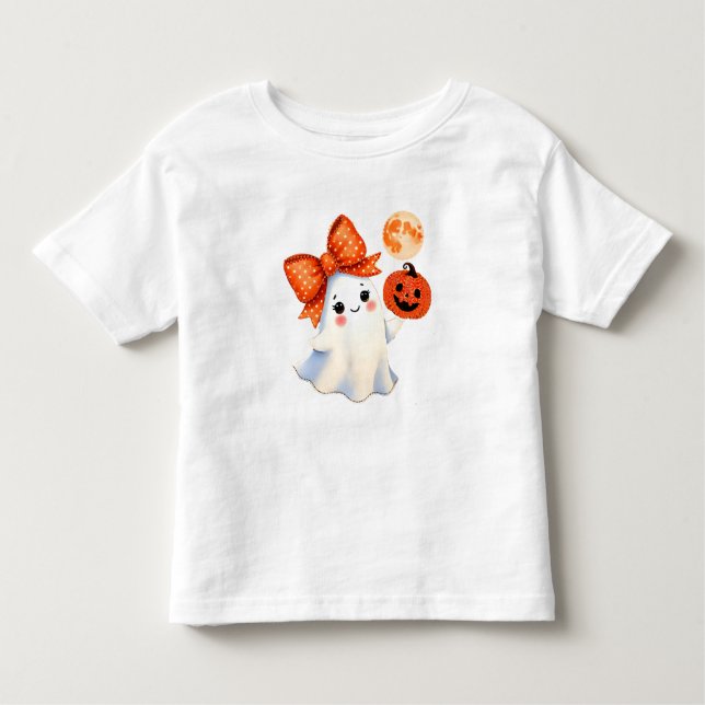 Camiseta Infantil Bonito Halloween (Frente)