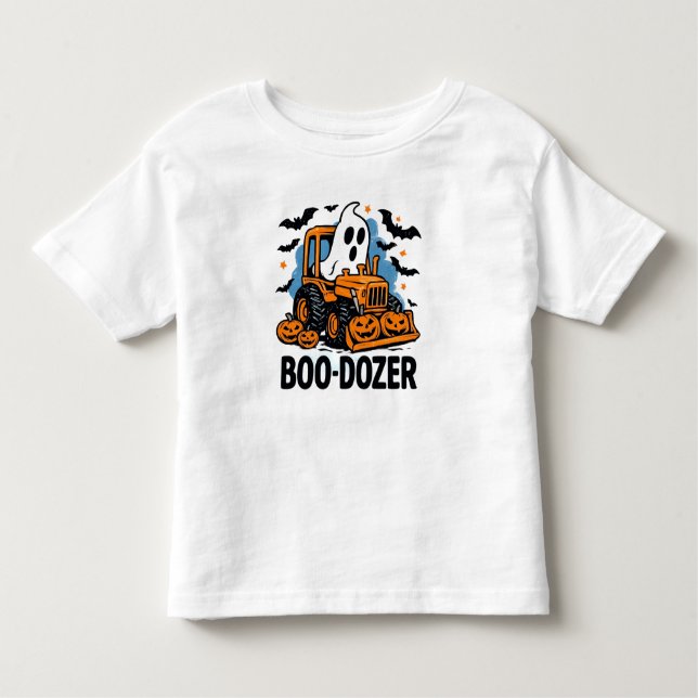 Camiseta Infantil Boo-Dozer  (Frente)