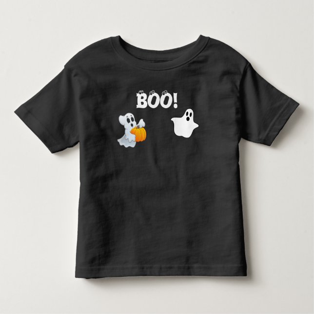 Camiseta Infantil Boo Halloween (Frente)