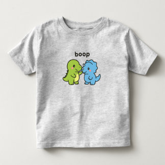 Camiseta Infantil Boop Dino – Dinossauros de Desenho Animado Fofos