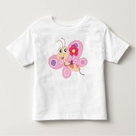 Camiseta Infantil borboleta bonito