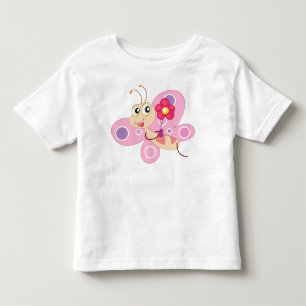 Camiseta Infantil borboleta bonito