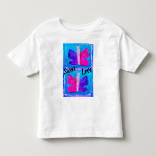 Camiseta Infantil Borboleta colorida Filtro Miami Base