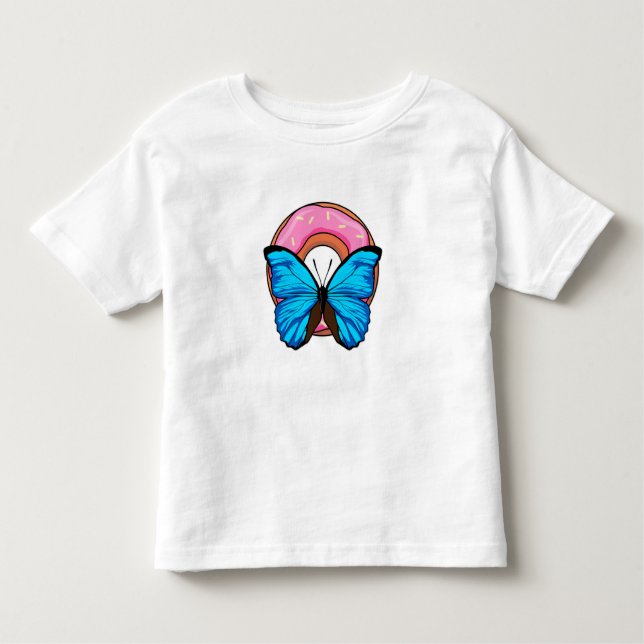Camiseta Infantil Borboleta com Rosquinha (Frente)