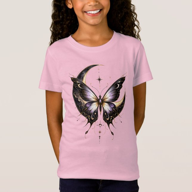 Camiseta Infantil Borboleta Lua (Frente)