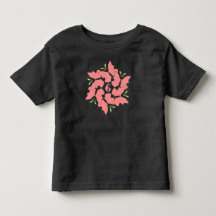 Camiseta Infantil Borboleta Sexta Festa de aniversário