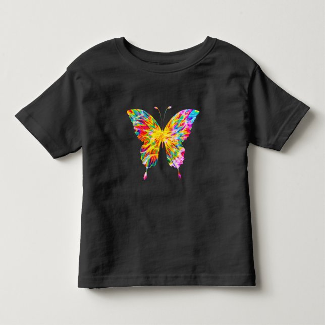 CAMISETA INFANTIL BORBOLETA TIE DYE (Frente)