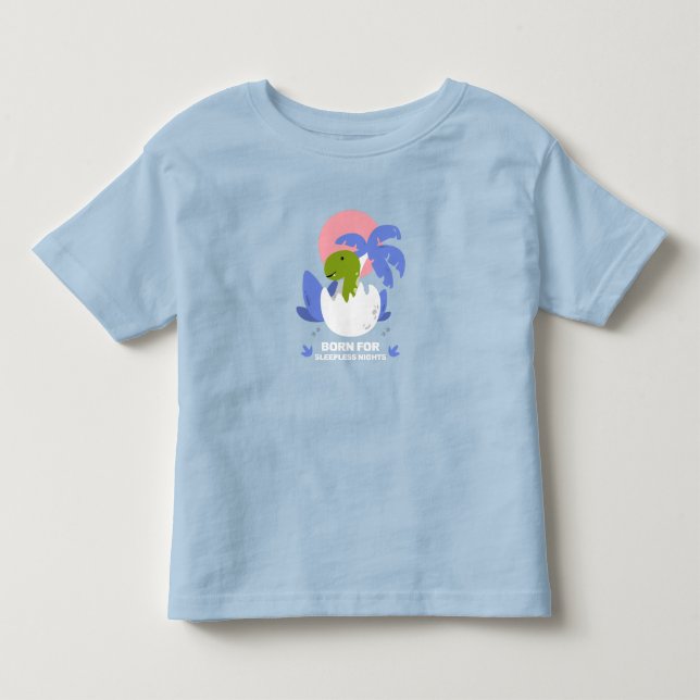Camiseta Infantil Born for Sleepless Nights (Frente)