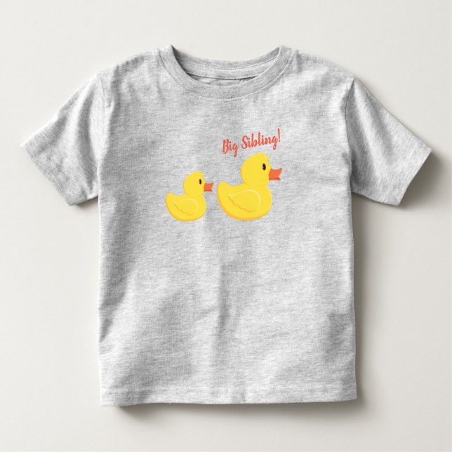 Camiseta Infantil Borracha Ducky Big Sibel Bonito (Frente)