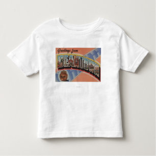 Camiseta Infantil Boston, Massachusetts (cidade do feijão)