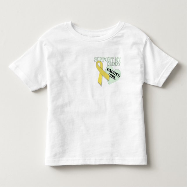 Camiseta Infantil Botas no Ground Daddys Girl (Frente)