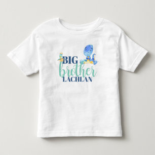 Camiseta Infantil Boy Dinosaur Big Brother