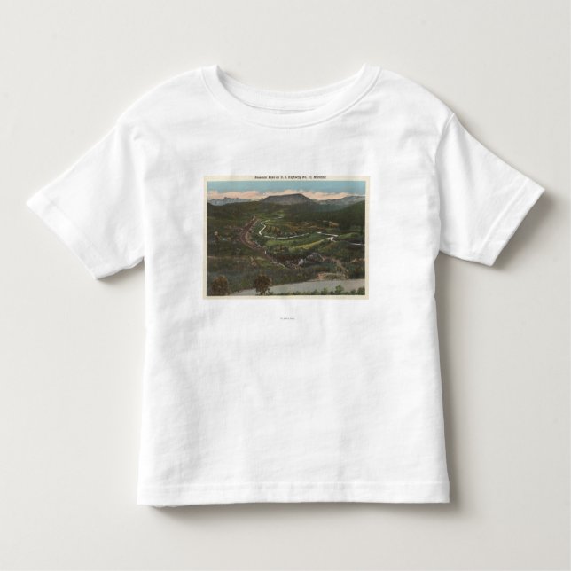 Camiseta Infantil Bozeman, Montana - Bozeman passa sobre a estrada (Frente)