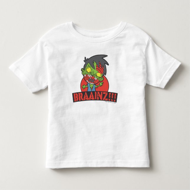 Camiseta Infantil BRAAINZ!!! (Tamanho da criança) (Frente)