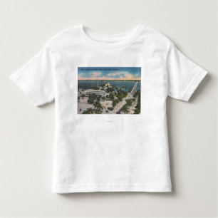 Camiseta Infantil Bradenton, Florida - vista através do rio do