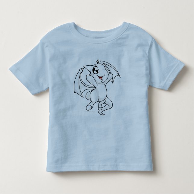 Camiseta Infantil Branco de Shoyru (Frente)