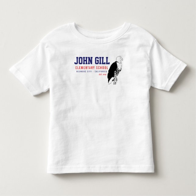 Camiseta Infantil Brânquia Eagle de John básico (Frente)