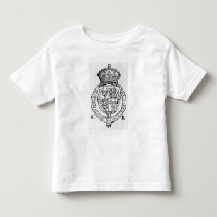 Camiseta Infantil Brasão da rainha Elizabeth mim