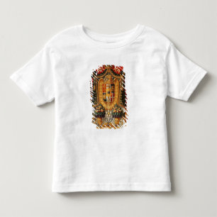 Camiseta Infantil Brasão de Italia, design para uma tapeçaria