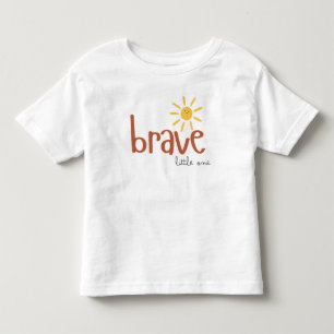 Camiseta Infantil bravo pequeno Toddler T-Shirt sol fofo