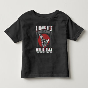 Camiseta Infantil Briga de Artes Marciais do Cinturão Negro de Kara