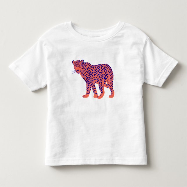 Camiseta Infantil Bright Leopardo (Frente)