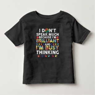 Camiseta Infantil Brilhante Criança Filha Filha Autismo Consciência