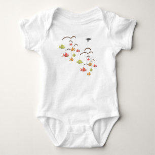 Camiseta Infantil Brinquedo de Peixe Pequeno Pendu