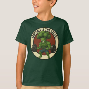 Camiseta Infantil Broccoli is the Secret - Front