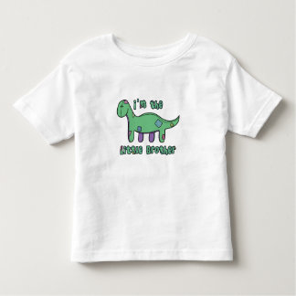 Camiseta Infantil Brontossaurus, eu sou o pequeno Irmão T Shirt