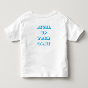CAMISETA INFANTIL "BRUH" "NEVEL UP YOUR GAME" GARANTIA