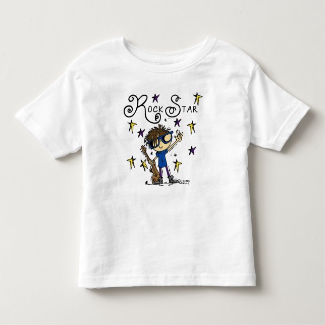 Camiseta Infantil Brunette Rock Star (Frente)