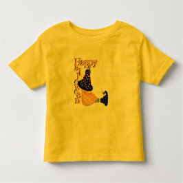 Camiseta Infantil Bruxa Feliz de Halloween