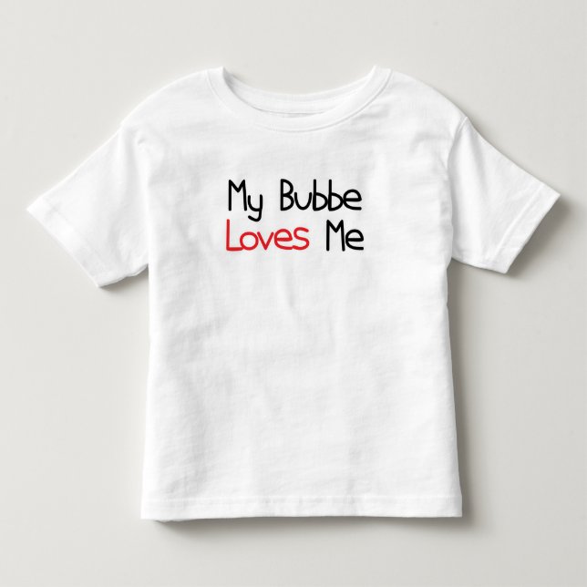 Camiseta Infantil Bubbe ama-me (Frente)