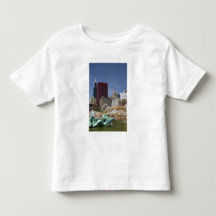 Camiseta Infantil Buckingham Fountain, localizado em Grant Park,