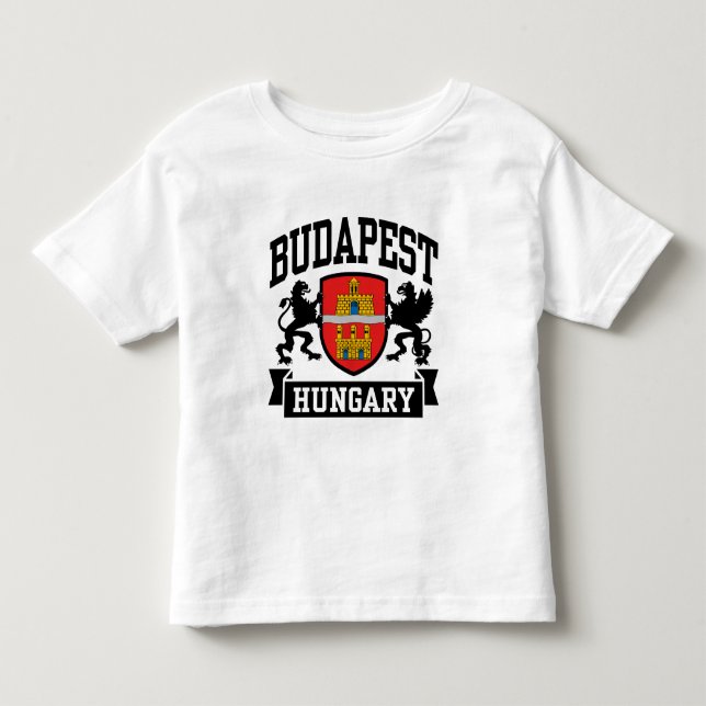 Camiseta Infantil Budapest Hungria (Frente)