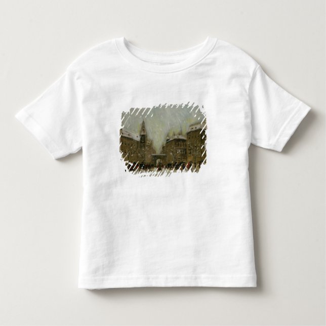 Camiseta Infantil Budapest na neve (Frente)