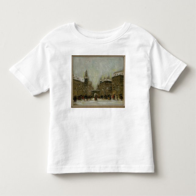 Camiseta Infantil Budapest na neve (Frente)