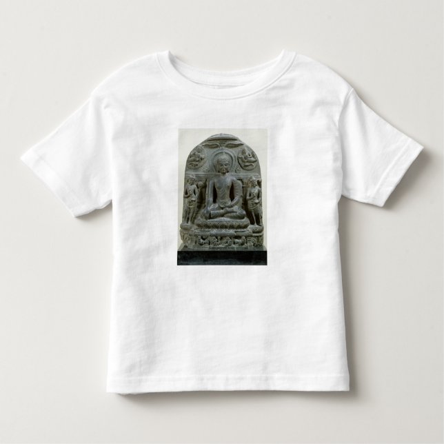 Camiseta Infantil Buddha assentado na meditação (Frente)