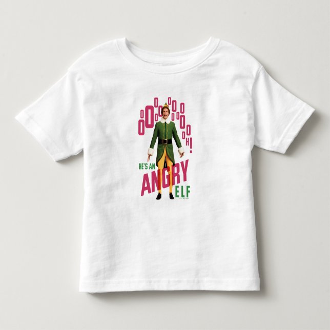 Camiseta Infantil Buddy, o Elf | Ele é um Elf Irritado (Frente)