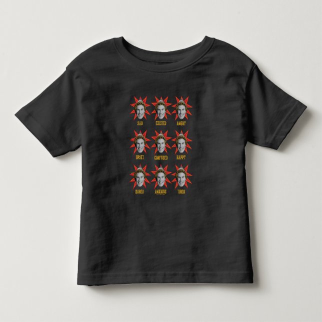 Camiseta Infantil Buddy, o Elf | Emoções (Frente)