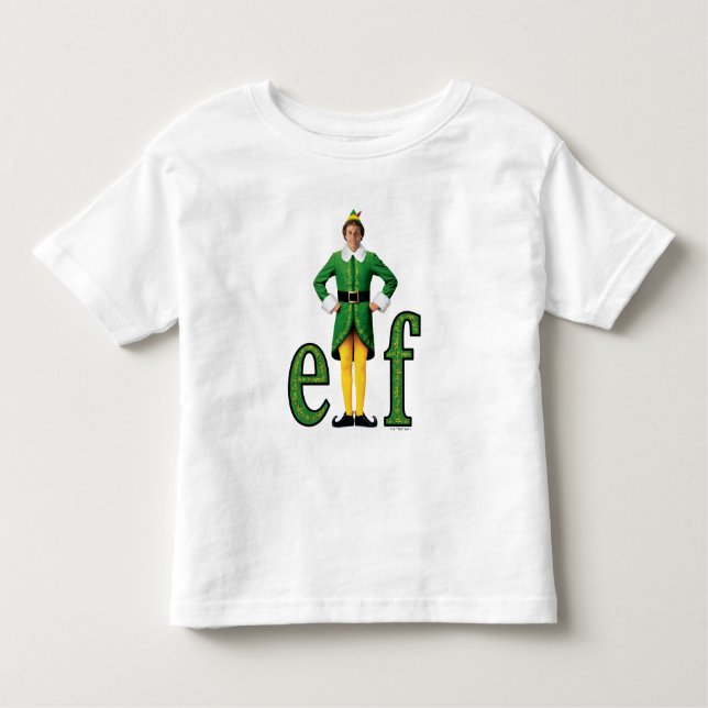 Camiseta Infantil Buddy, o logotipo do filme Elf (Frente)